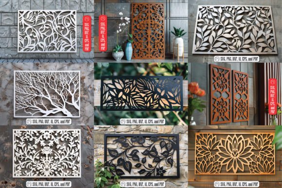 Elevate Your Space: The Laser Cut Wall Panel SVG Bundle