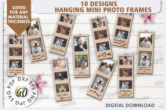 Mini Photo Frames Laser Cut Bundle: Endless Design Potential