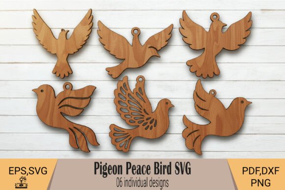 Peace Dove Laser Cut SVG for Elegant Crafts